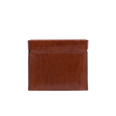 Portamonete in pelle Story - Marrone/oro | The Bridge
