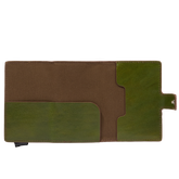 Portacarte in pelle a scatto con protezione RFID - Porte carte uomo in pelle | The Bridge