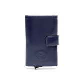 Portacarte in pelle a scatto con protezione rfid | The Bridge