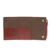 Portacarte in pelle a scatto con protezione rfid - Piccola pelletteria uomo | The Bridge