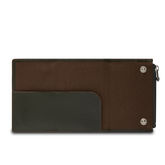 Portacarte in pelle a scatto con protezione RFID | The Bridge