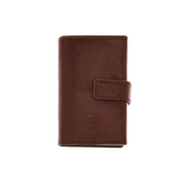 Portacarte in pelle a scatto con protezione rfid - Porte carte uomo in pelle | The Bridge