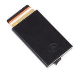 Portacarte in pelle a scatto con protezione rfid - Porte carte uomo in pelle | The Bridge