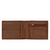 Portafogli di pelle da uomo con portamonete a zip - Piccola pelletteria uomo | The Bridge