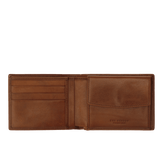 Portafogli di pelle da uomo con portamonete - Piccola pelletteria uomo | The Bridge