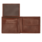 Portafogli di pelle da uomo con portamonete | The Bridge