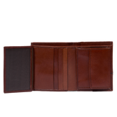 Portafogli di pelle da uomo con portadocumenti - Porte carte uomo in pelle | The Bridge