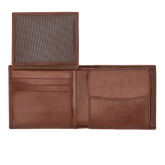 Portafogli di pelle da uomo con portamonete | The Bridge