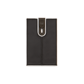 Portcarte in pelle a scatto con protezione rfid - Porte carte uomo in pelle | The Bridge
