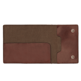 Portcarte in pelle a scatto con protezione rfid | The Bridge
