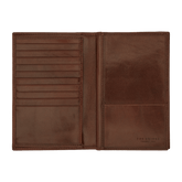 Portadocumenti con portacarte in pelle - Piccola pelletteria uomo | The Bridge