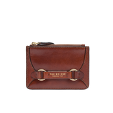 Portacarte in pelle donna con zip | The Bridge