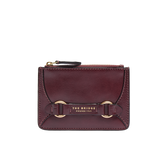 Portacarte in pelle donna con zip | The Bridge
