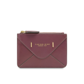 Portacarte in pelle compatto con zip - Piccola pelletteria donna | The Bridge