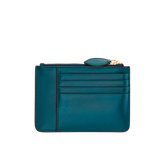 Portacarte in pelle compatto con zip - Piccola pelletteria donna | The Bridge