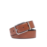 Cintura in pelle uomo reversibile nero/marrone | The Bridge