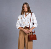 Borsa a mano in pelle con tracolla removibile | The Bridge