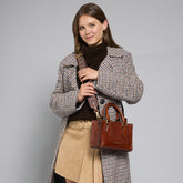 Borsa a mano in pelle con tracolla removibile | The Bridge