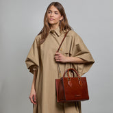 Borsa a mano in pelle con tracolla removibile | The Bridge