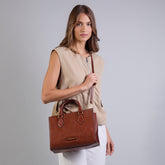 Borsa a mano in pelle con tracolla removibile | The Bridge