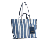 Borsa shopper pelle e tessuto - Shopping bag donna | The Bridge