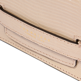 Borsa tracolla pelle con catena stampa lizard | The Bridge