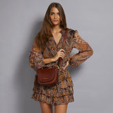 Borsa tracolla pelle con catena | The Bridge