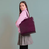 Borsa shopper pelle Mirra - Nero/oro | The Bridge