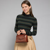 Borsa pelle donna con tracolla removibile | The Bridge