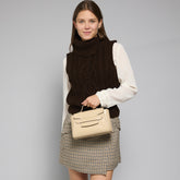 Borsa pelle donna con tracolla removibile | The Bridge