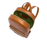 Zaino donna in pelle con tasca frontale | The Bridge