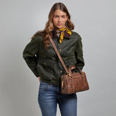 Borsa a mano in pelle con tracolla removibile | The Bridge