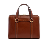 Borsa grande a mano in pelle con tracolla - Borse a tracolla donna | The Bridge