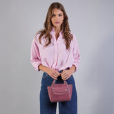 Borsa pelle donna con tracolla removibile | The Bridge