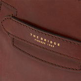 Borsa pelle donna con tracolla removibile - Marrone | The Bridge