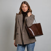 Borsa shopper in pelle | The Bridge