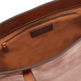 Borsa shopper pelle chiusa con zip | The Bridge