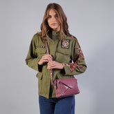 Borsa tracolla pelle chiusa con zip | The Bridge