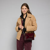 Borsa tracolla in pelle con tasca frontale | The Bridge