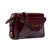 Borsa tracolla in pelle con tasca frontale | The Bridge