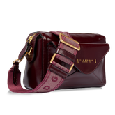 Borsa tracolla in pelle con tasca frontale | The Bridge
