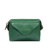 Borsa tracolla in pelle con tasca frontale - Borse donna in pelle | The Bridge