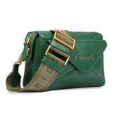 Borsa tracolla in pelle con tasca frontale | The Bridge