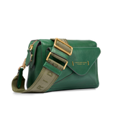 Borsa tracolla in pelle con tasca frontale - Borse donna in pelle | The Bridge