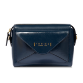 Borsa tracolla in pelle con tasca frontale | The Bridge