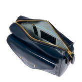 Borsa tracolla in pelle con tasca frontale | The Bridge