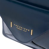 Borsa tracolla in pelle con tasca frontale | The Bridge