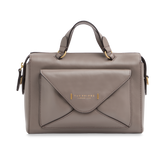 Borsa a mano in pelle con tracolla removibile e tasca frontale | The Bridge