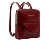 Zaino donna in pelle con tasca frontale | The Bridge