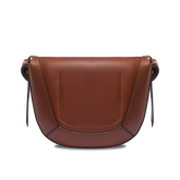 Borsa a tracolla in pelle granata taglia piccola - Borse a tracolla donna | The Bridge